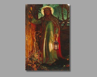 William Holman Hunt Canvas Print, The Light of the World Wall Art