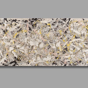 Jackson Pollock Numero 27, 1950 Stampa artistica, Jackson Pollock Tela Arte murale, Stampa su tela astratta, Opera d'arte di Pollock, Poster su tela, Decorazione murale72