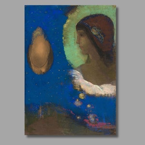 Odilon Redon Sita Art Print, canvasafdruk, Odilon Redon canvas muurkunst, symboliek kunst, canvas poster, Home & Office Decor12