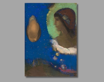 Odilon Redon Sita Canvas Print, Symbolism Art, Home Decor