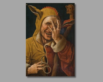 The Laughing Fool Back Patch by Jacob Cornelisz Van