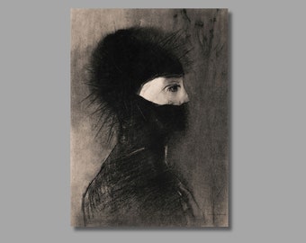 Odilon Redon Armor Art Print, Symbolism Canvas Wall Decor