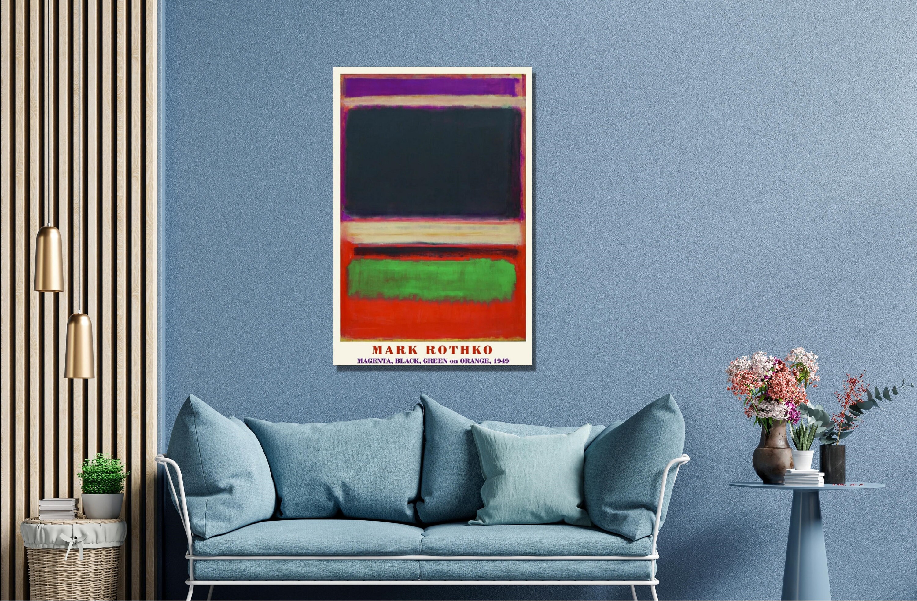 マーク・ロスコ3 マーク・ロスコ No.3/No.13 アートプリント：抽象キャンバス壁装飾