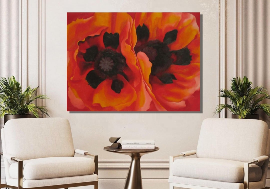Georgia O'keeffe Oriental Poppies Art Print,georgia O'keeffe Canvas ...