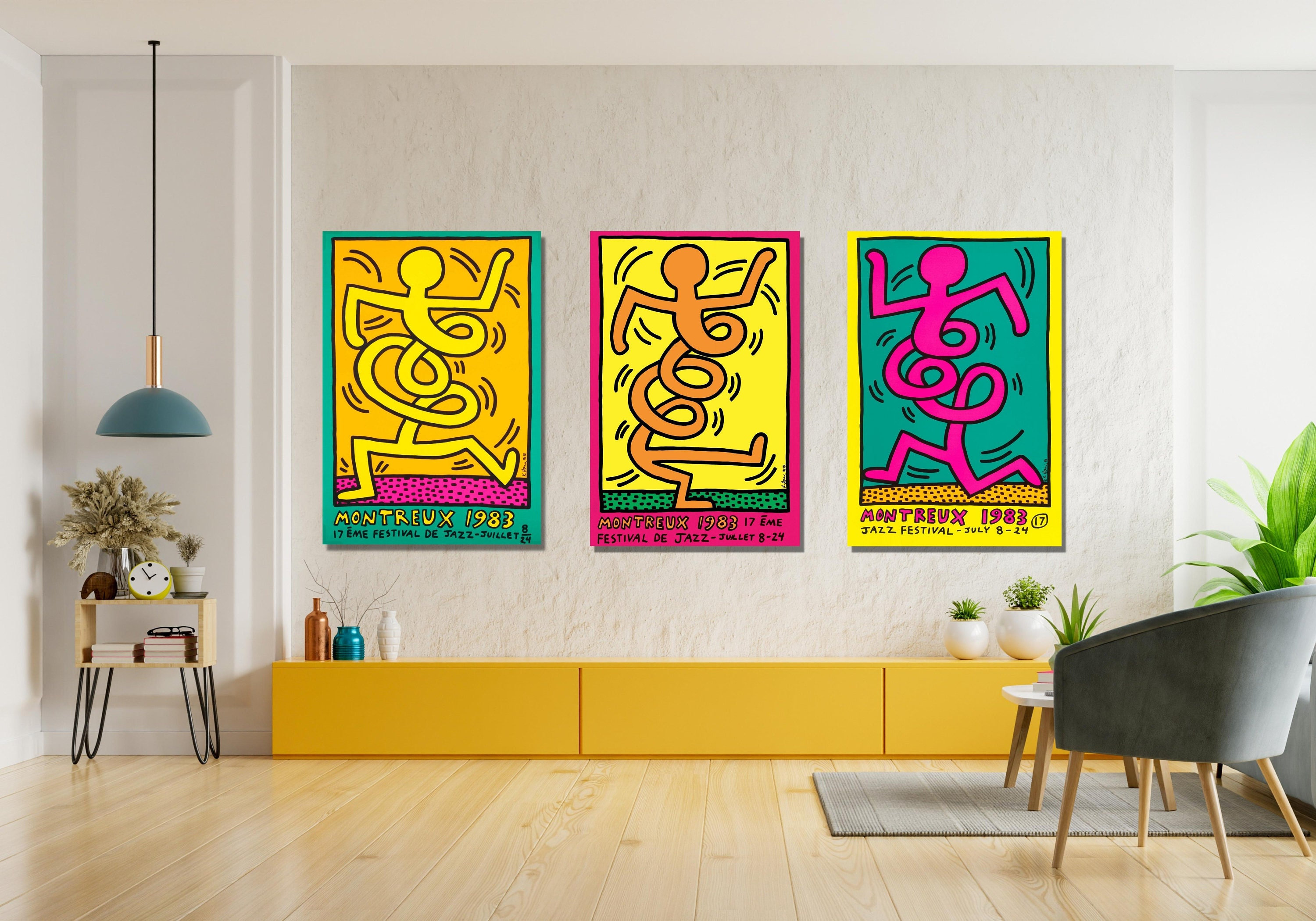 Keith Haring アート作品 2点セット Keith Haring, Pop Shop II Set, 1988 | Andipa Gallery
