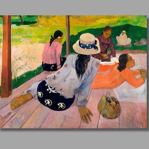 Paul Gauguin The Siesta Art Print, Paul Gauguin Canvas Wall Art, Gauguin Poster Print, Woman Life ,Canvas Poster, Canvas Wall Decor11