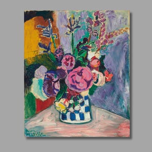 Henri Matisse Peonies Art Print, Henri Matisse Canvas Wall Art,Fauvism Art, Canvas Poster &Panel, Canvas Print,Matisse flowers,Wall Decor33