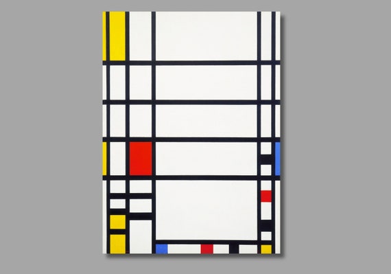 Piet Mondrian Trafalgar Square Canvas Art Print - Etsy