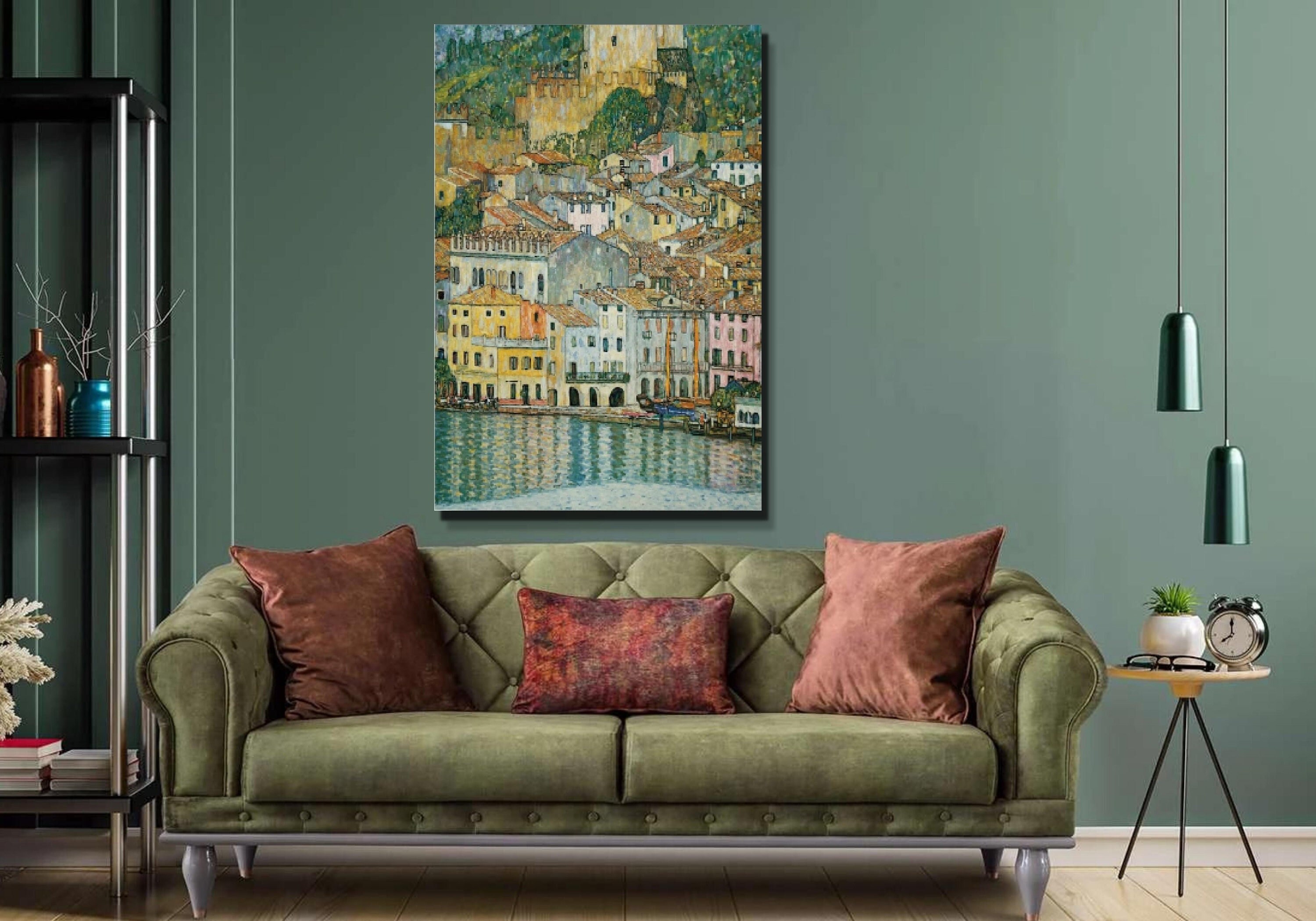 Gustav Klimt Malcesine on Lake Garda Art Print Gustav Klimt - Etsy