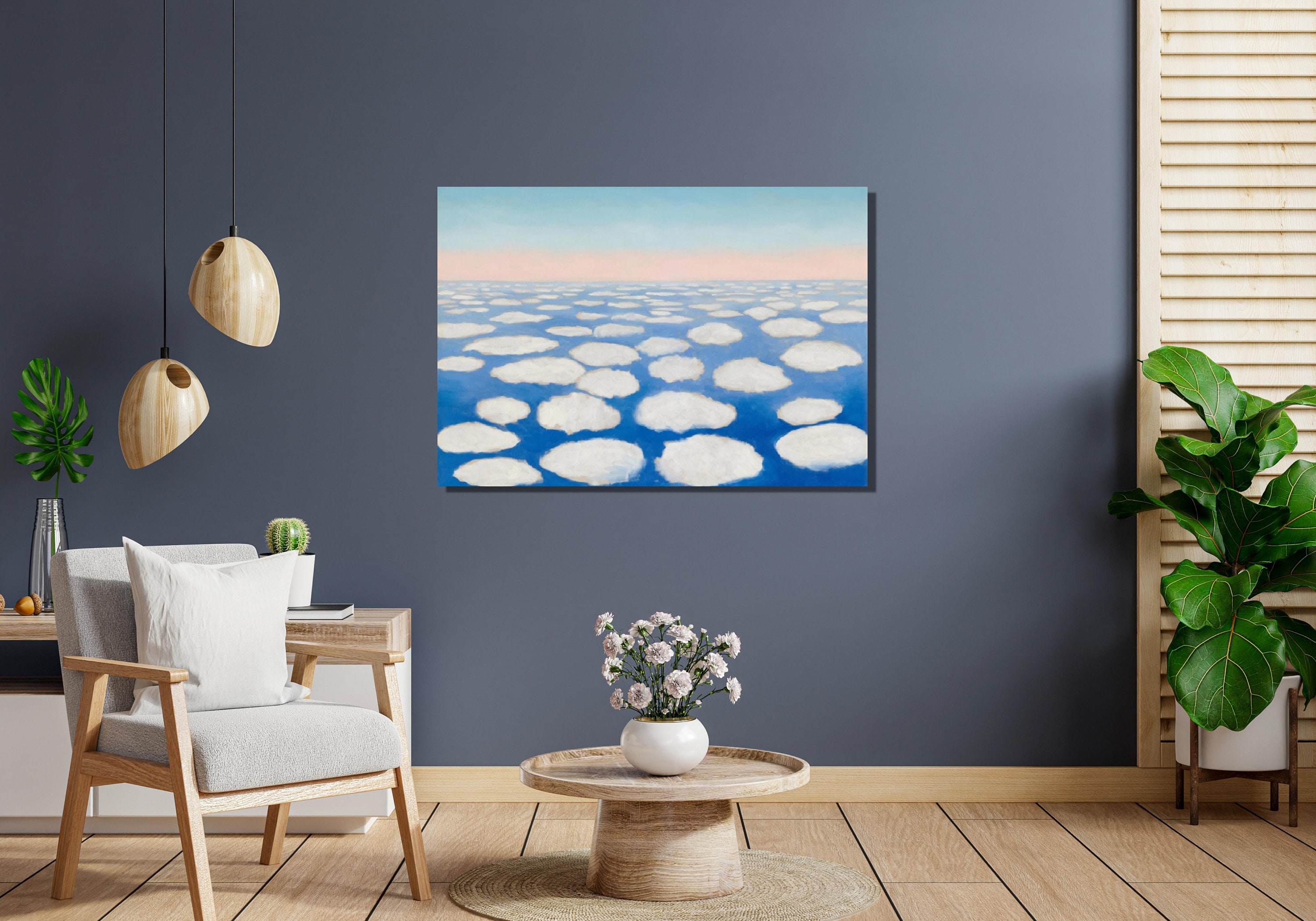 Georgia O'keeffe Sky Above Clouds IV Art Print - Etsy