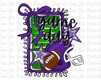 Game Day Football PNG, Coquette Bow Shirt Design, Trendy Fall Mom Sublimation, Preppy Touchdown Digital, Girly Sports Season PNG