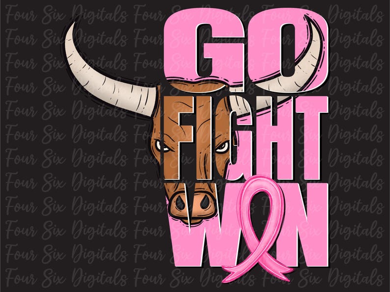 Longhorns Ribbon Go Fight Win Longhorns Png, Breast Cancer Awareness, Longhorn Mascot ...