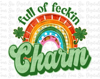 PNG lleno de encanto, PNG divertido de San Patricio, Día de San Patricio, Humor de la suerte del Día de San Patricio, PNG arcoíris de la suerte del Día de San Patricio, Irlandés de la suerte