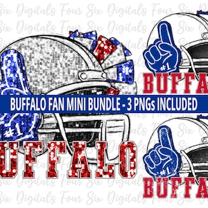 Buffalo Football Fan png, Fußballfan DTF-Design, Buffalo Football png, Fußballfan Digital, Buffalo Faux Sequin, Buffalo Grunge