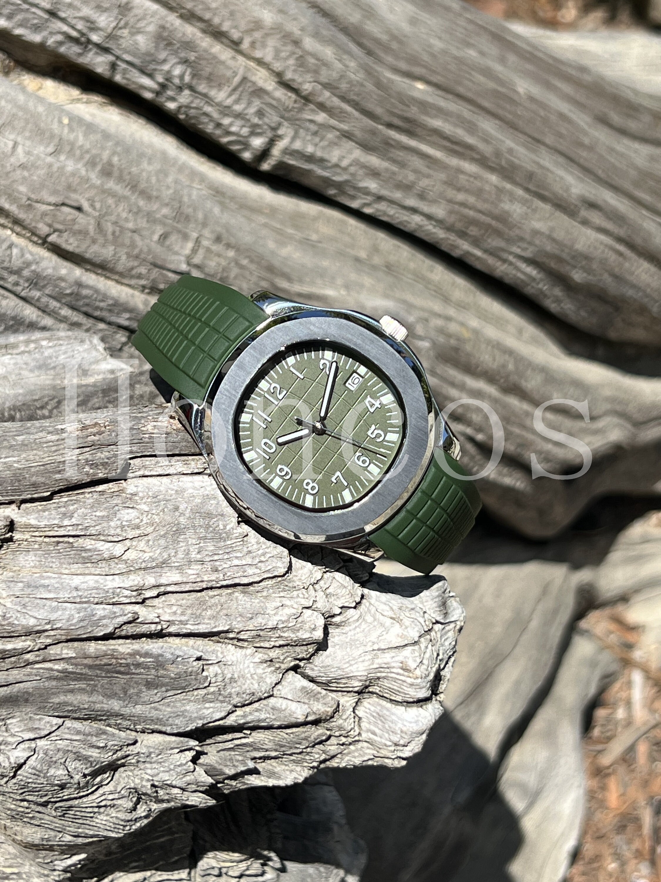 DAIRIKU 20aw Setup ※Moss Green Custom Made MODS Aquanaut Watch With SKX NH35 5168G Style