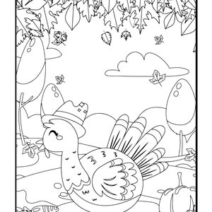 Truthahnzeit: Thanksgiving Coloring Adventure