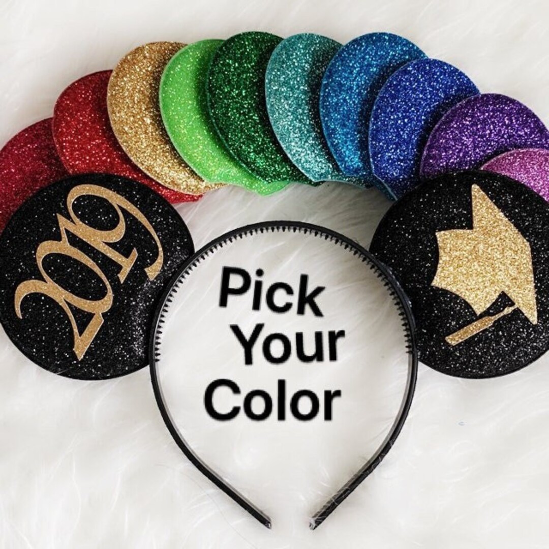 2025 Graduation Minnie Ears,2025 Graduation Mickey Ears,grad Mickey Ear
