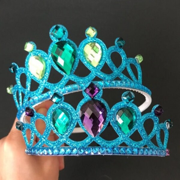 Peacock crown,peacock elastic headband,crown elastic headband,baby girl headband,teal color crown,baby photo prop,baby peacock costume, teal