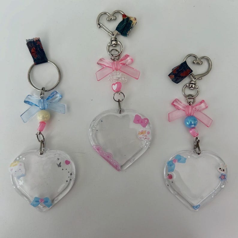 Custom Character Heart Charms image 5