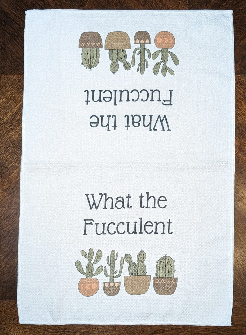 NineLivesPlants Cactus Kitchen Towel - Thumbnail 2