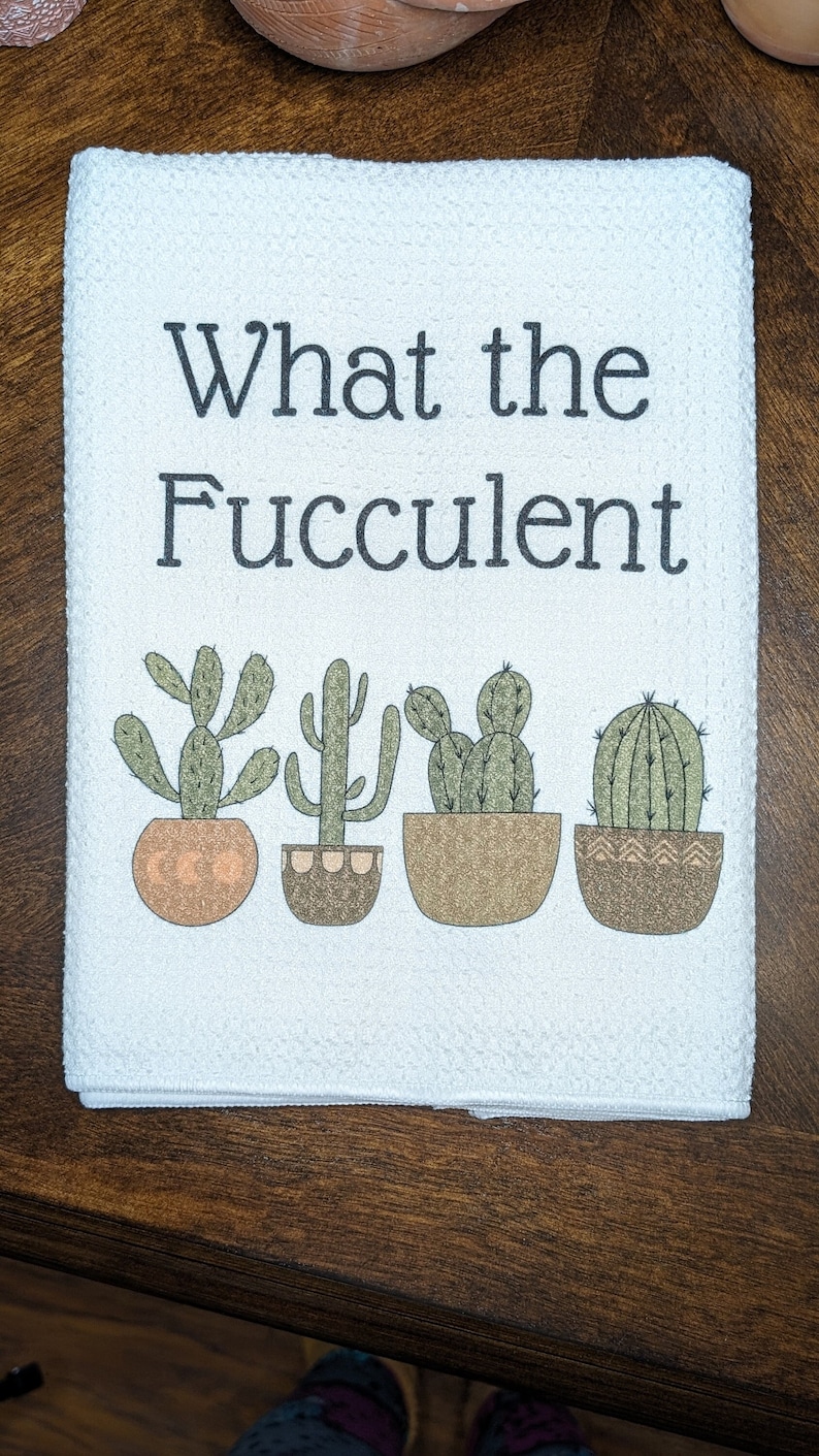 NineLivesPlants Cactus Kitchen Towel