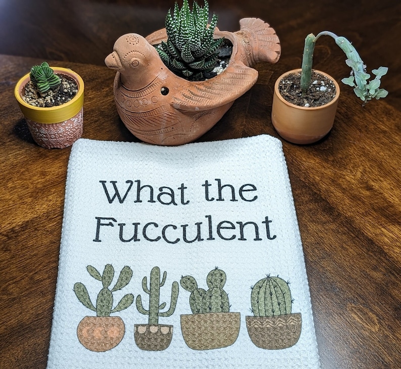 NineLivesPlants Cactus Kitchen Towel - Thumbnail 4