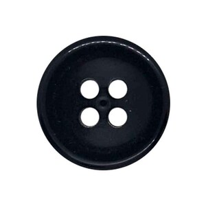 May include: A black plastic button with four holes.