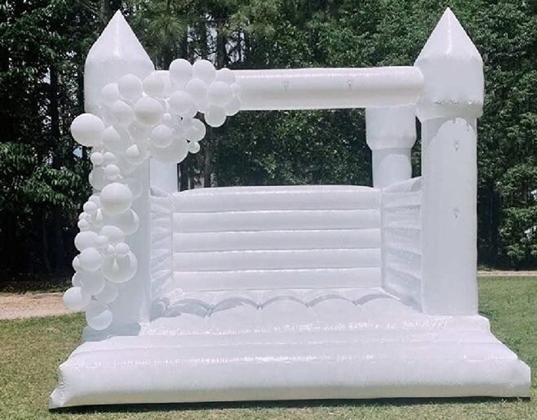 White Wedding Bounce House RENTAL Etsy