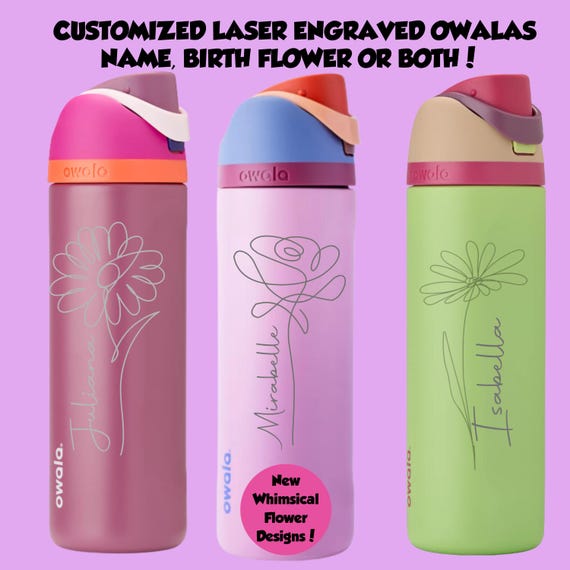 Owala FreeSip 24oz Water Bottle – Wacky Wildberry Purple, BPA Free, Spout Lid, C07132
