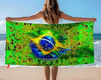 Brazil  Beach Towel