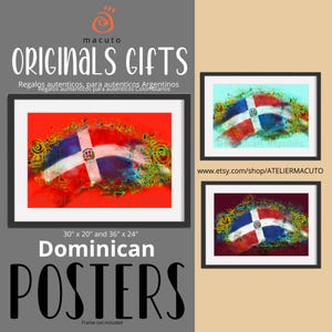 Dominican Republic   Indoor and Outdoor Silk Posters