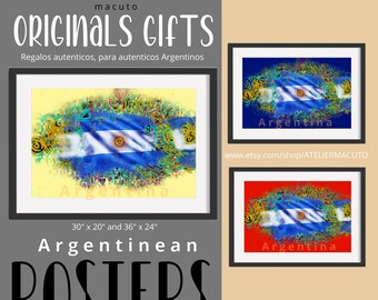 Argentinean  Indoor and Outdoor Silk Posters