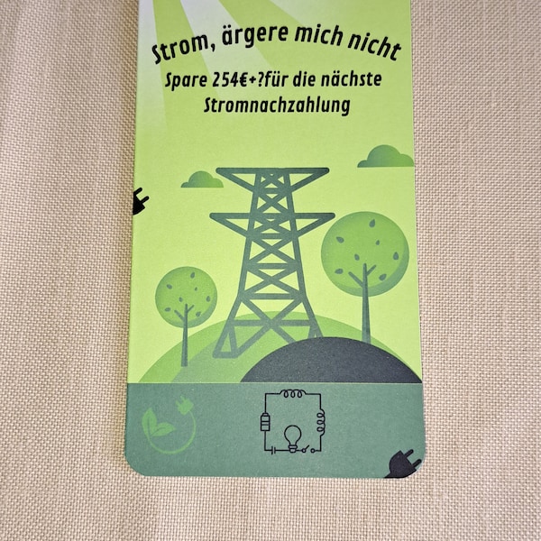 Strom, ärgere mich nicht