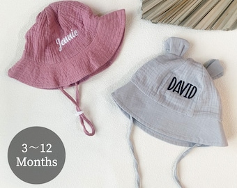 Cappello estivo per bambini personalizzato, cappello per bambini ricamato, cappello personalizzato, cappello estivo personalizzato, cappello per bambini, cappello monogramma per bambini, regalo per la doccia per bambini