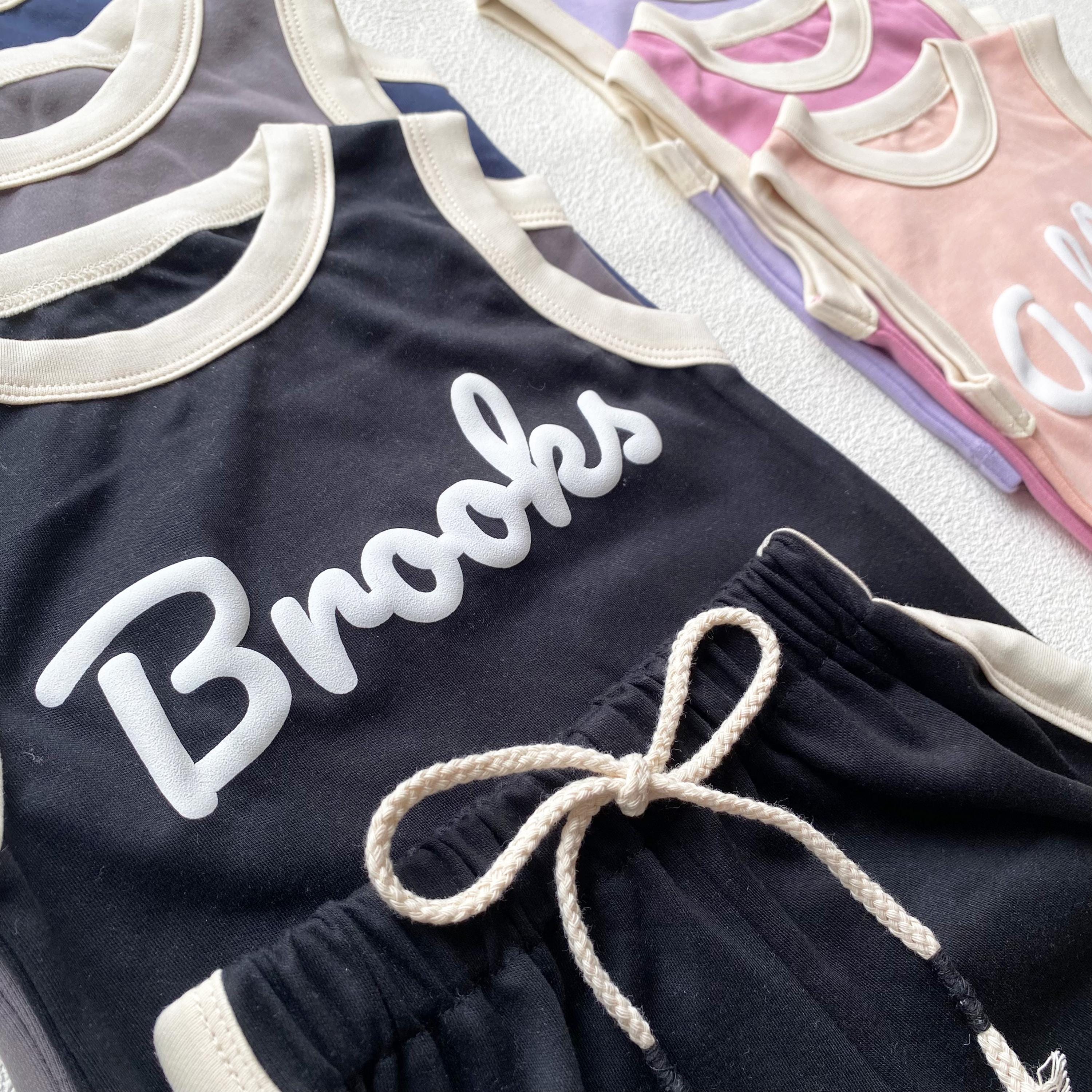 Custom Puff Name Baby Tank Top and Shorts Set, Personalized Bubble Romper,Baby Shower Gift, Minimalist Baby Birthday,Christmas Gift,Boy Girl