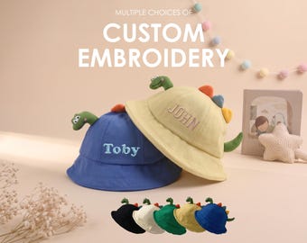 Embroidered hat,baby gift,baby shower,bucket hat,personalized baby gift,custom hat,custom baby gift,new baby gift,monogram baby gift