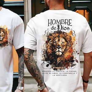 Hombre De Dios PNG: Christian Digital Art, Lion of Judah (Digital Download)