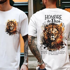 Hombre De Dios Descarga Digital, Diseño Christiano, Jesucristo PNG, Frases Religiosas PNG, Maranatha, Cristiano Sublimación, León de Judá