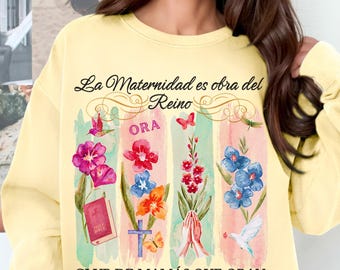 Praying Moms Club PNG: Christian Floral Bible Art (Digital Download)