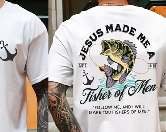 Fisher of Men PNG Christian Shirts for Men Christian Hoodie PNG  Christian PNG Gift Ideas for Men Bible Verse png Christian Fishermen Gifts