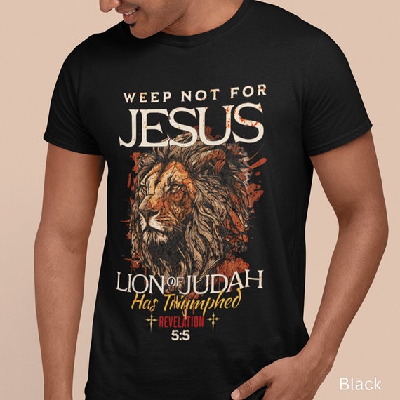 The Lion Of Judah Revelation 5 : 5 Triumphed Victory Christian T shirt The Lion Of Judah Revelation 5 : 5 Triumphed Victory Christian T shirt