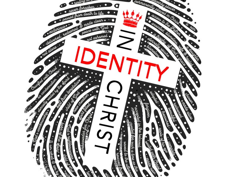 Christian Identity PNG: Thumbprint Cross Design (Digital Download), Man of Faith PNG, Religious Art image 4