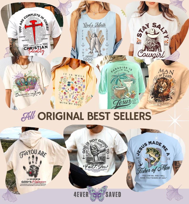 Christian PNG Bundle: 475+ Faith-Based Designs (Digital Download) image 2