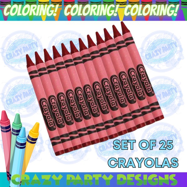 Crayola Red Crayons - 25 Pack