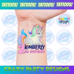 Unicorn, Unicorn Birthday, Unicorn Tattoos, Unicorn Party Favors, Unicorn Birthday Party, Unicorn Birthday Tattoos, Unicorn Decor