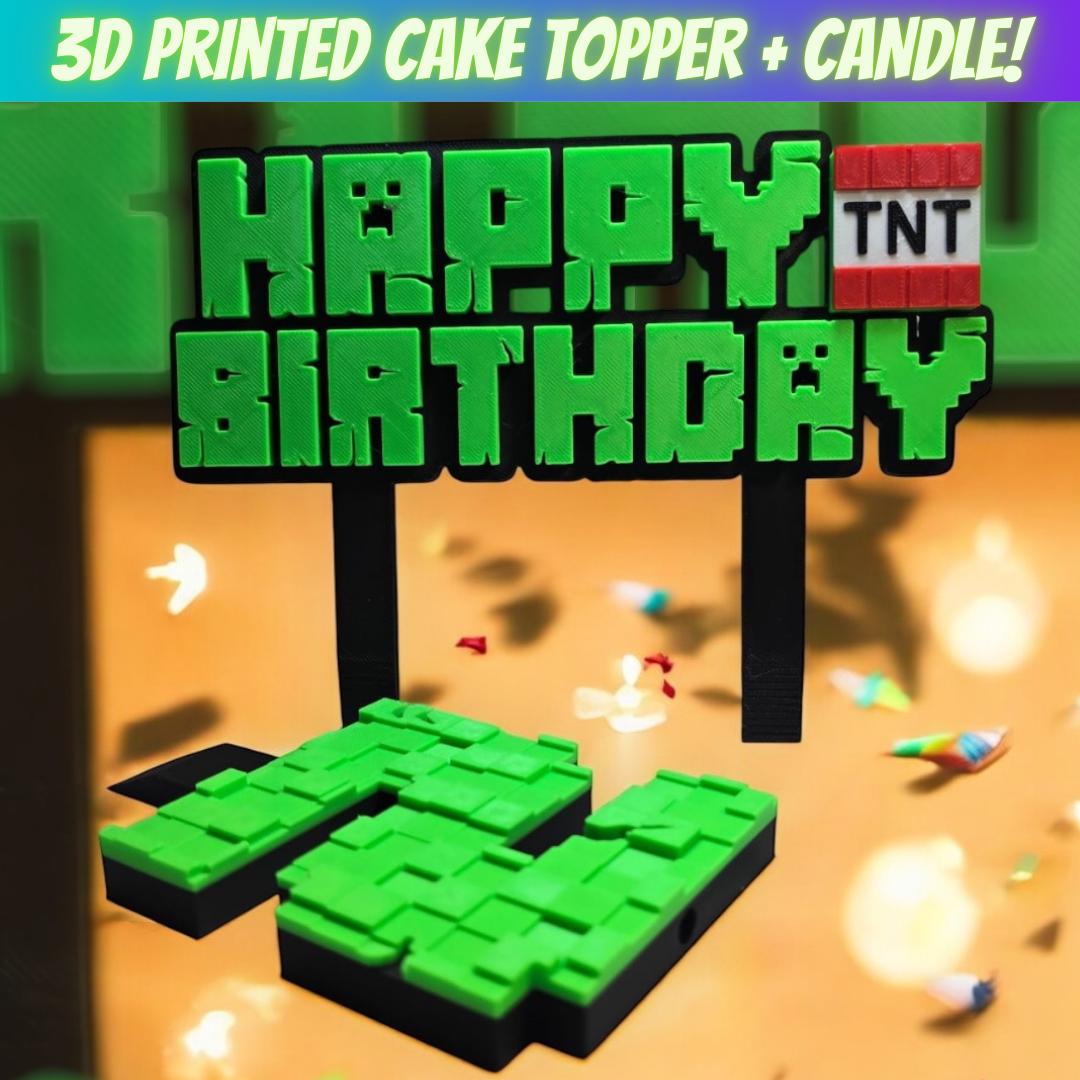3D Printed Cake Name Plates