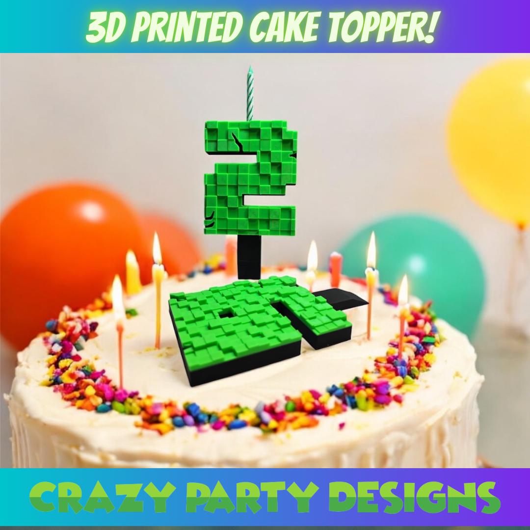 3D Printed Cake Name Plates