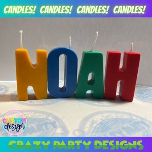 Cartas de aniversário. Velas do alfabeto. Velas de aniversário personalizadas. Ornamentos Tarten. Presente artesanal. Velas para todas as ocasiões.