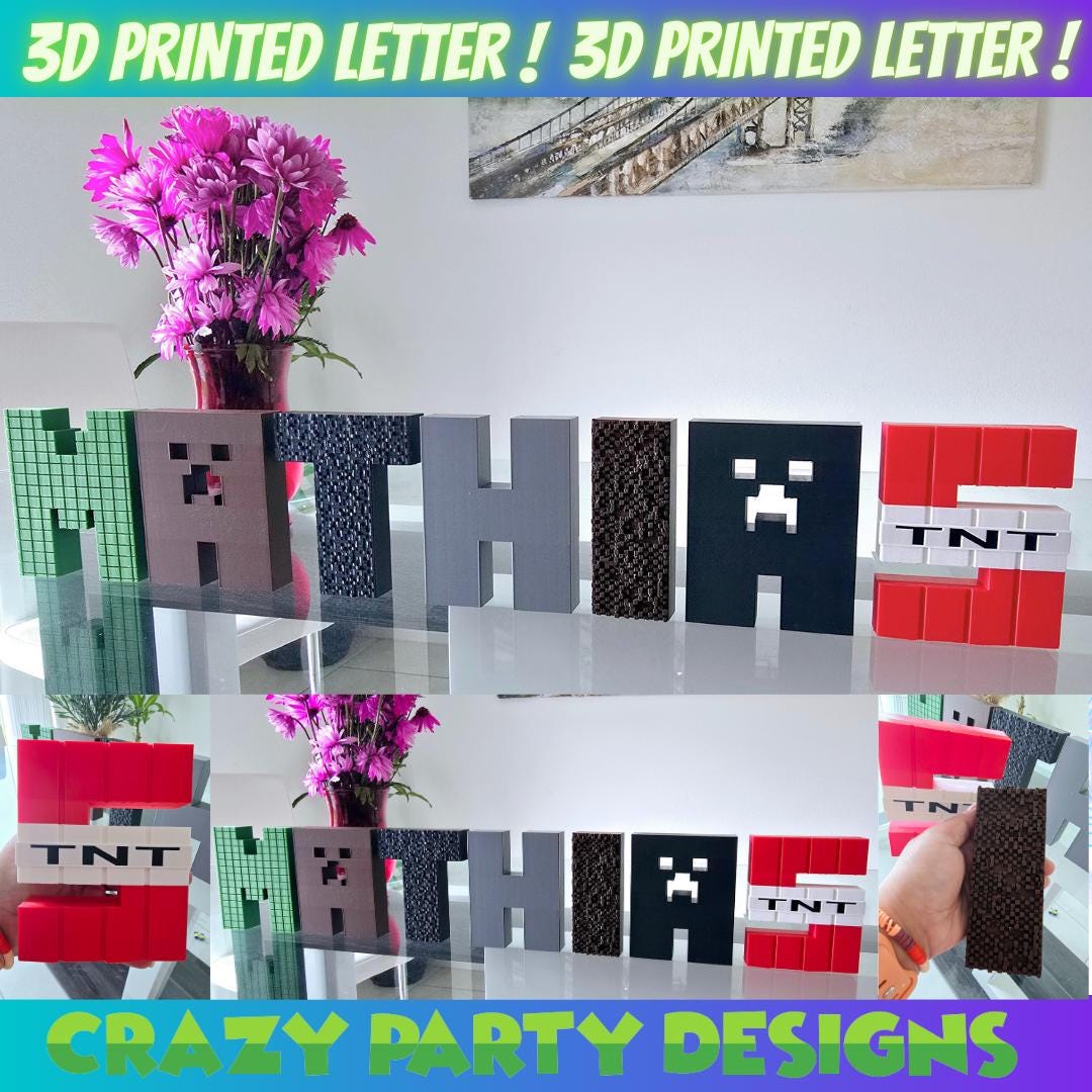Personalized style name plate, big letters for kids, birthday party, Custom name, colorful letters, personalized gift