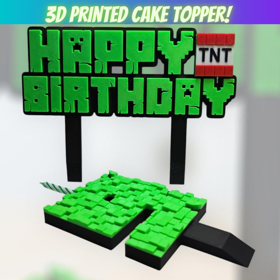 3D Printed Cake Name Plates